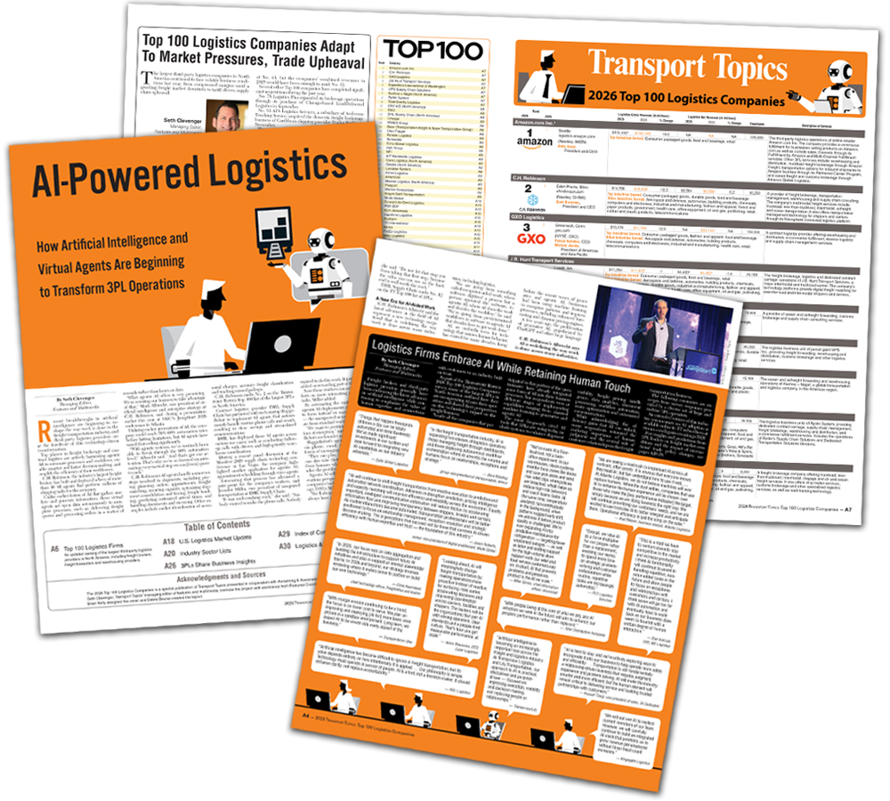 Logistics 100 editorial feature